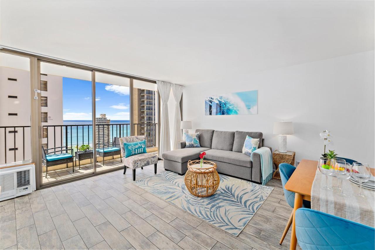 1Br With Great Ocean Views, 1 Block To Waikiki Beach Honolulu Exterior photo
