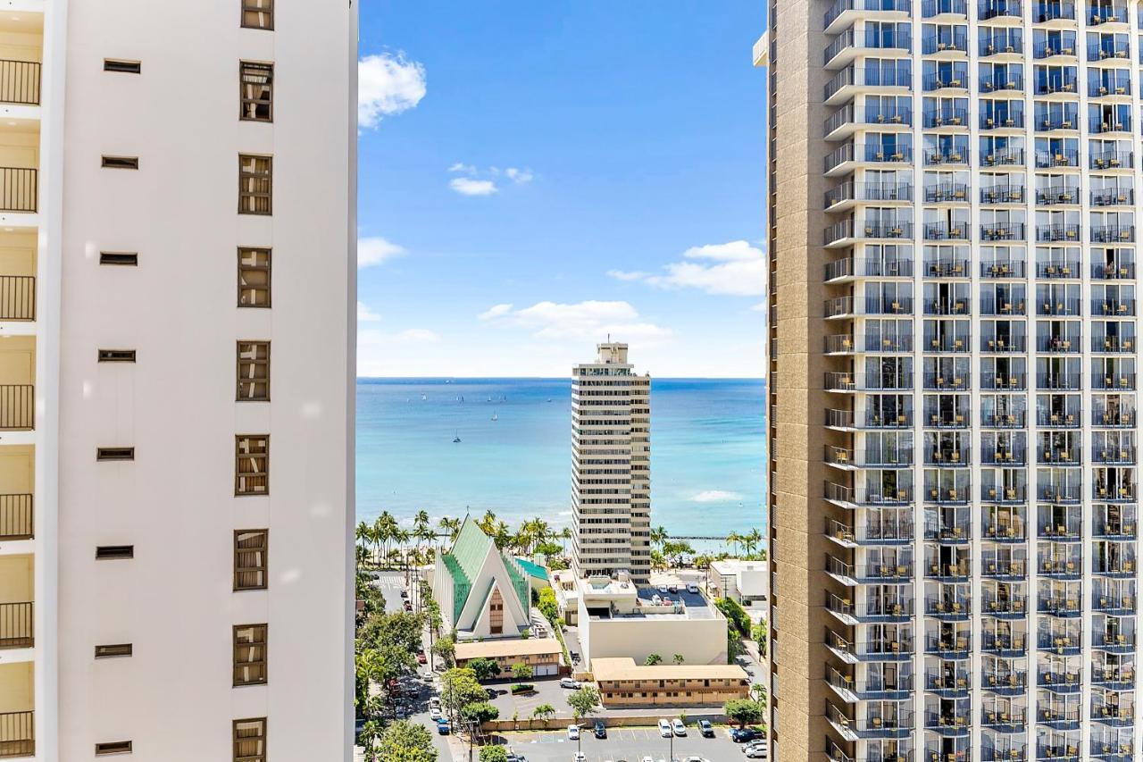 1Br With Great Ocean Views, 1 Block To Waikiki Beach Honolulu Exterior photo