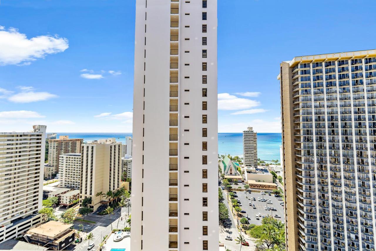 1Br With Great Ocean Views, 1 Block To Waikiki Beach Honolulu Exterior photo